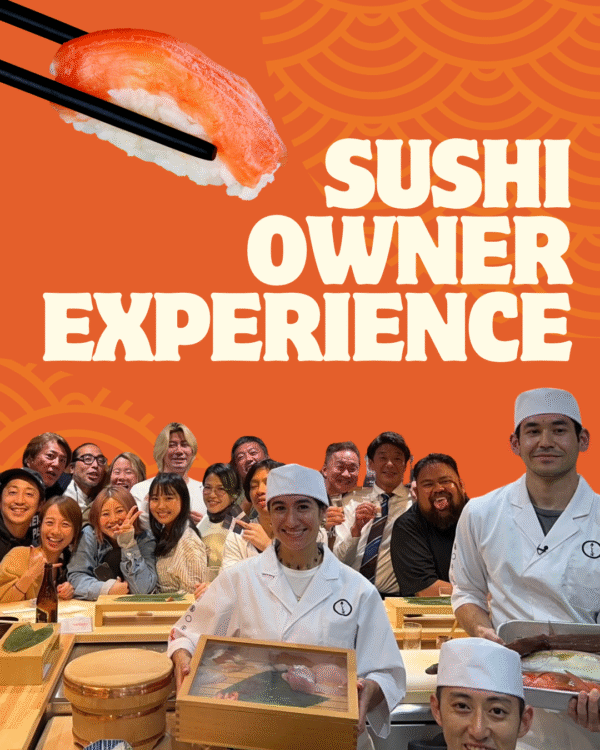 11/9 1日寿司店長体験 / Sushi owner experience